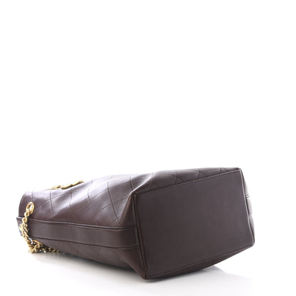 Chanel Calfskin Quilted Small On My Shoulder Drawstring Bag Brown 3 of 11