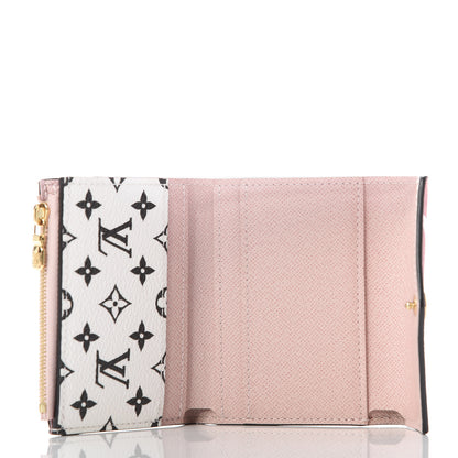 Louis Vuitton Monogram Giant Zoe Wallet Rouge Rose 5 of 7