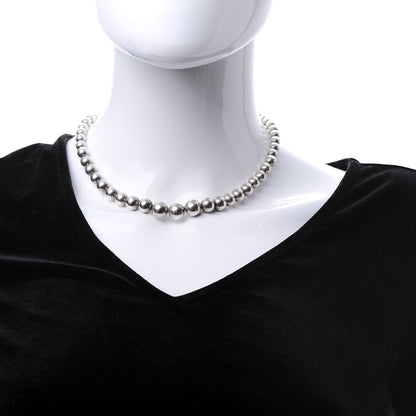 Tiffany Sterling Silver HardWear Graduated Ball Necklace 2 of 5