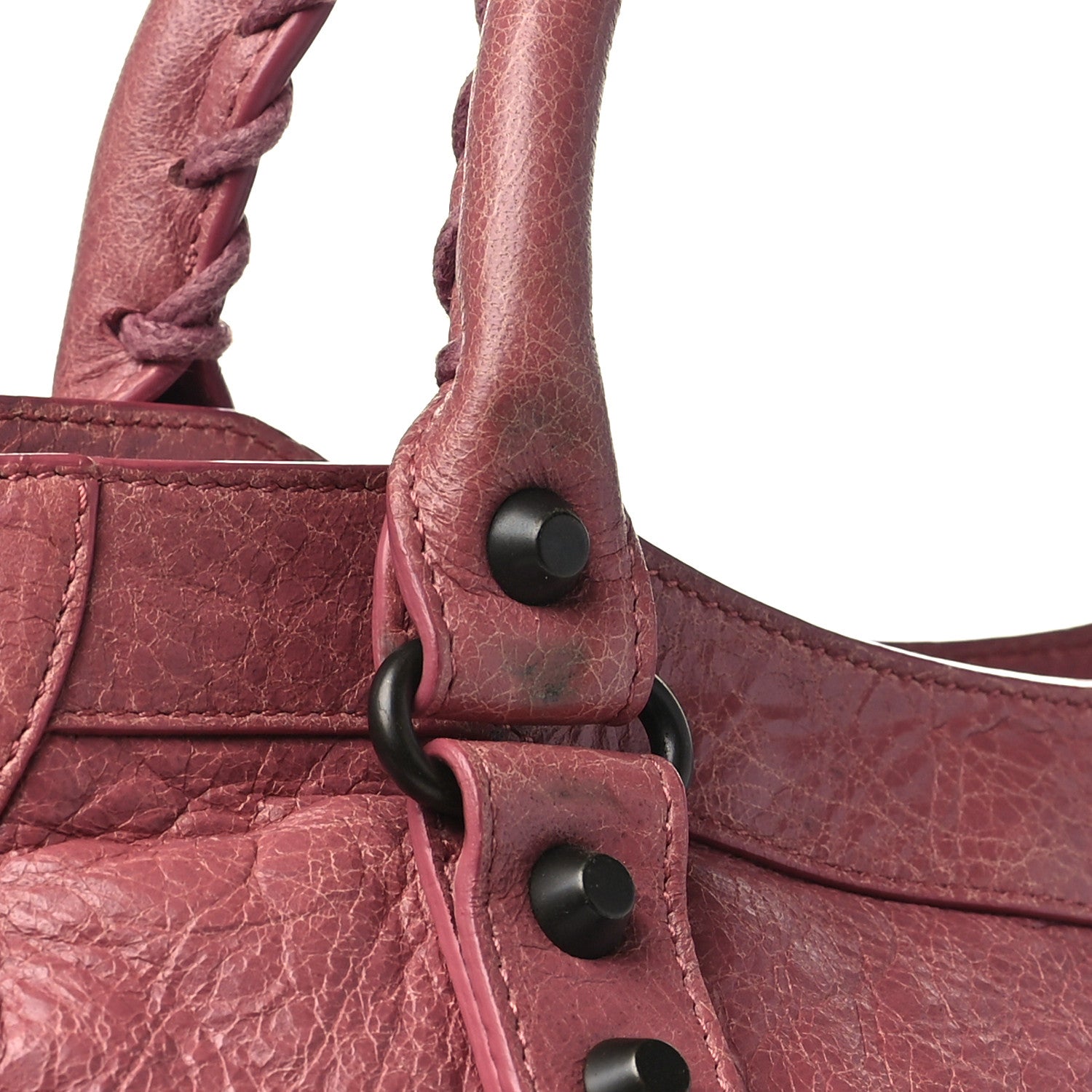 Balenciaga Agneau Classic Hardware City Rose Bruyere 10 of 11