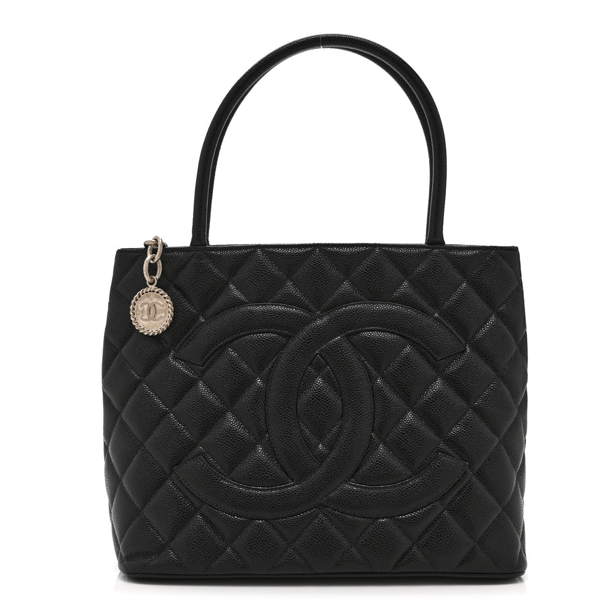 Chanel Caviar Quilted Medallion Tote Black 1 of 11