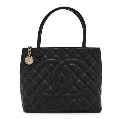 Chanel Caviar Quilted Medallion Tote Black 1 of 11
