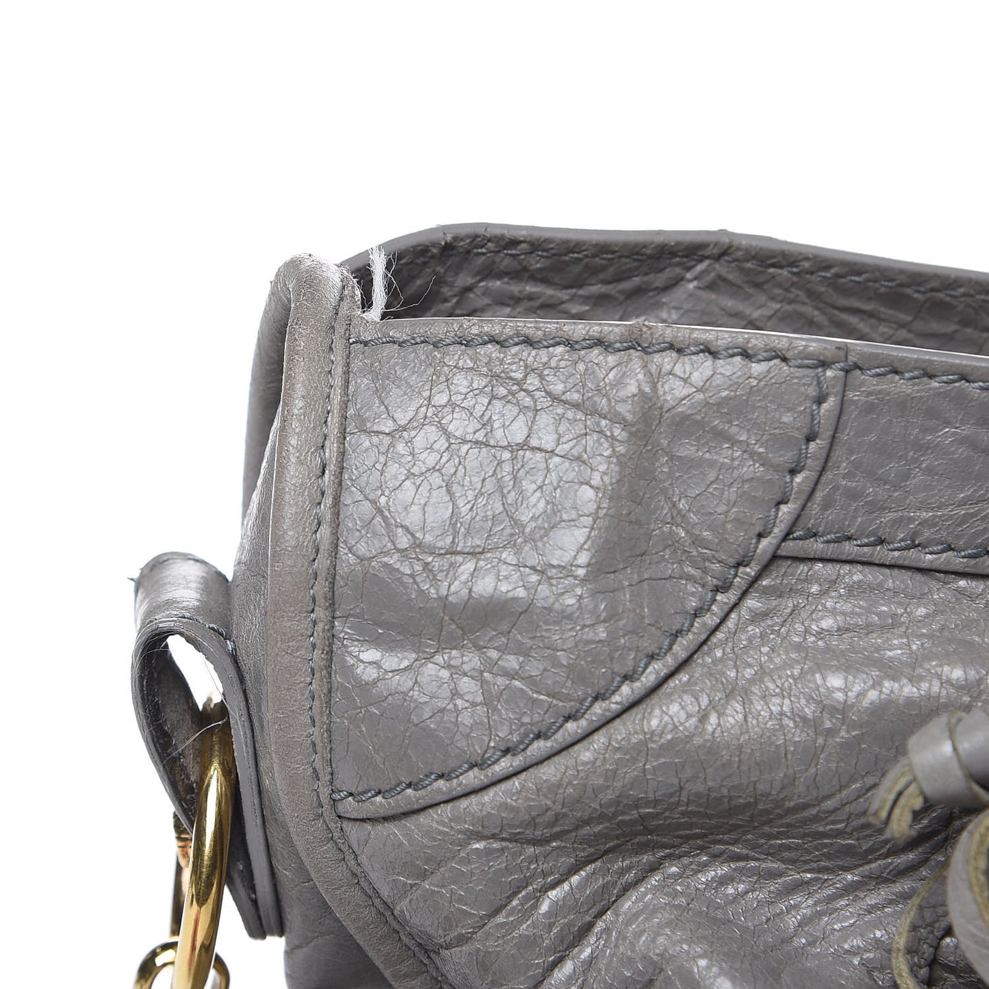 Agneau Giant 12 Gold Hardware City Gris Pyrite