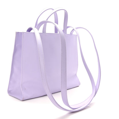 Telfar Vegan Leather Medium Shopping Bag Lavender 3 of 9