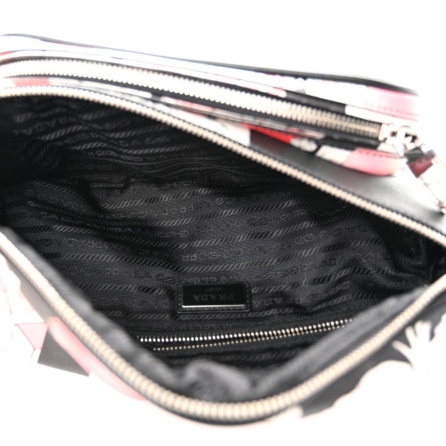 Prada X JAMES JEAN Vitello DNA Flat Belt Bag Black 5 of 13