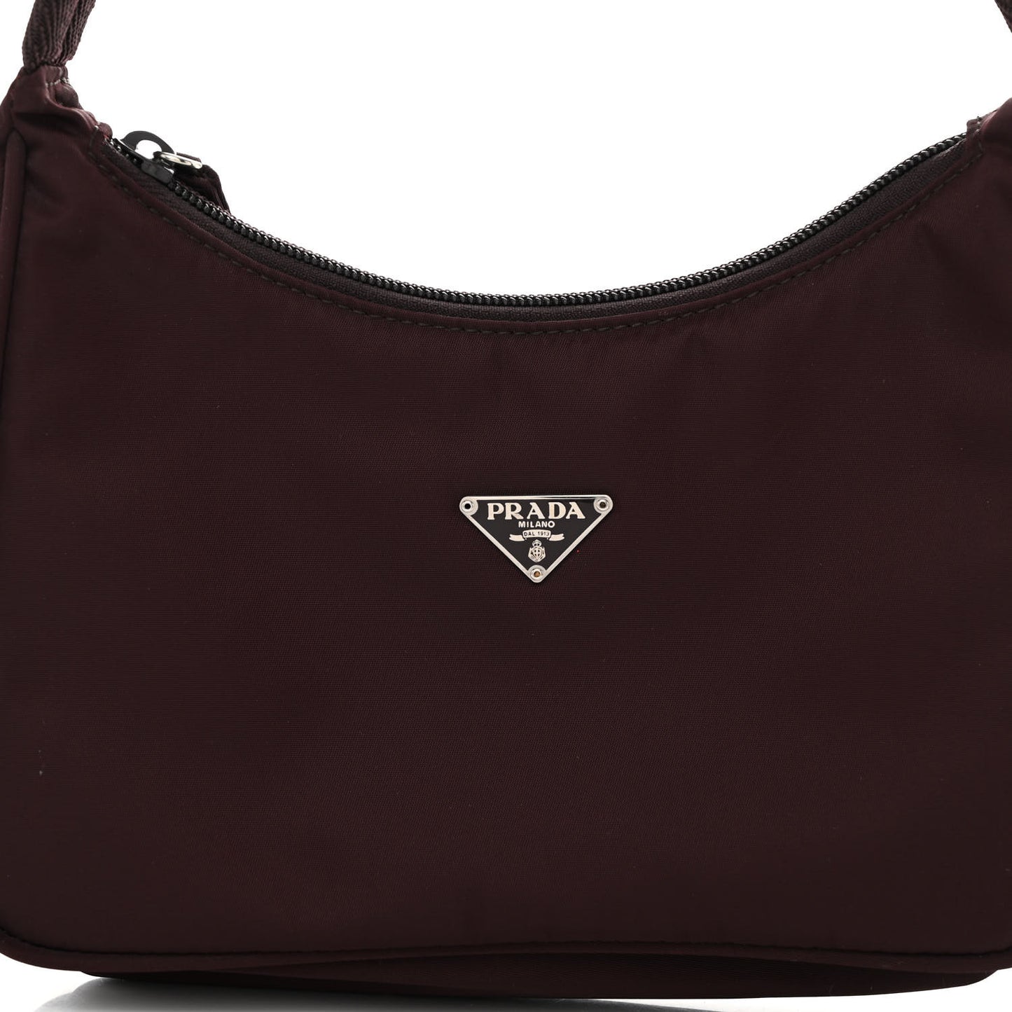 Nylon Vela Shoulder Bag Granato