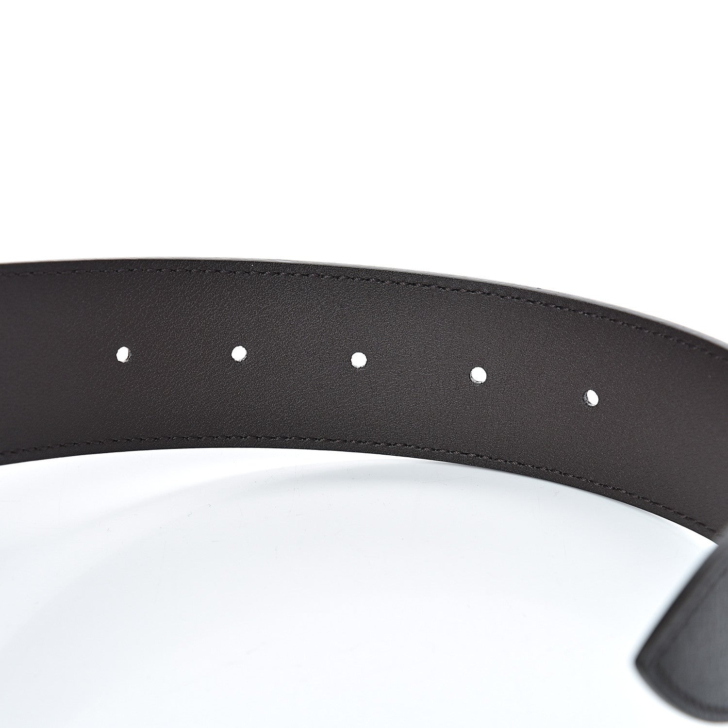 Gucci Textured Calfskin Double G 40mm Belt 85 34 Black 6 of 7