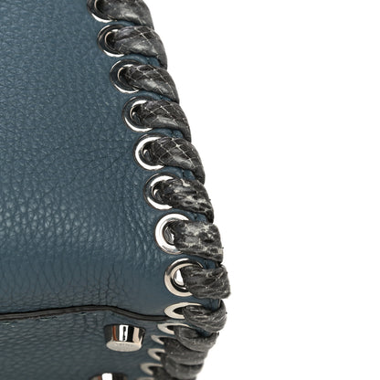 Fendi Cuoio Romano Selleria Elaphe Lace Up Medium Peekaboo Iconic Satchel Tempesta 14 of 16