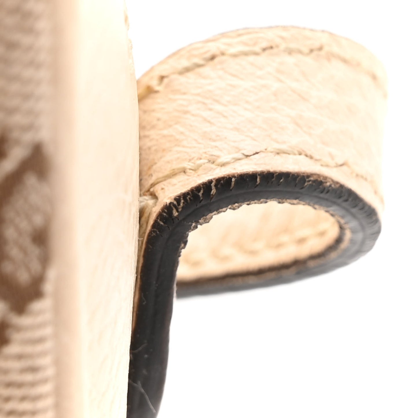 Monogram Dollar Calfskin Mini Bree Messenger Bag Beige Ebony Avoire