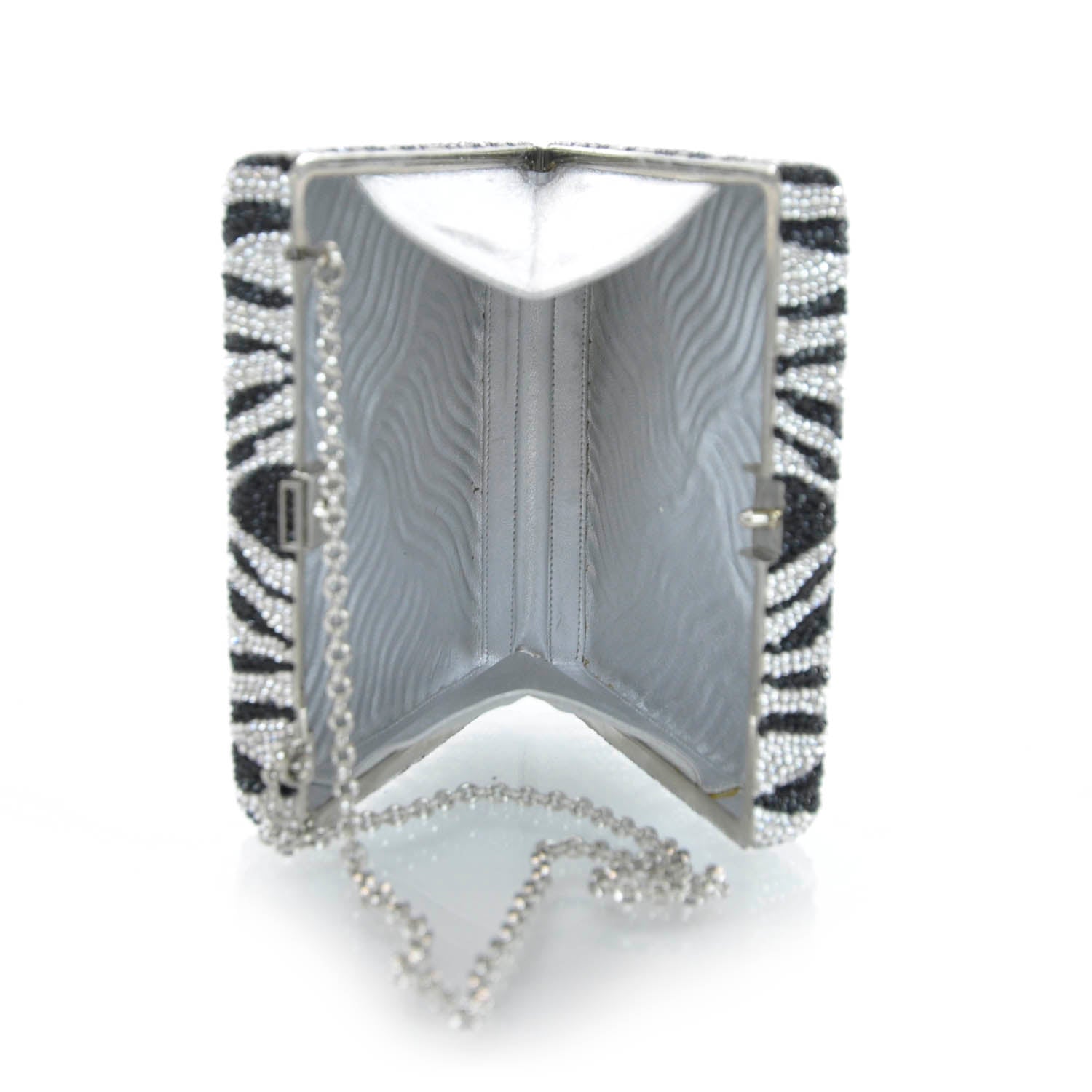 Judith Leiber Austrian Crystal Zebra Evening Bag 6 of 7