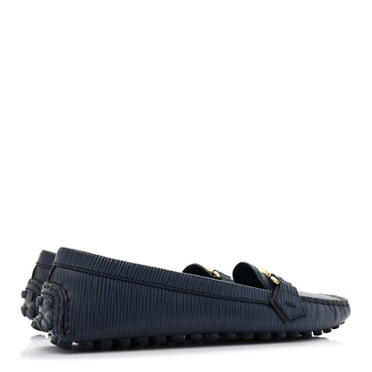 Louis Vuitton Epi Womens Oxford Loafers 36.5 Indigo 4 of 10