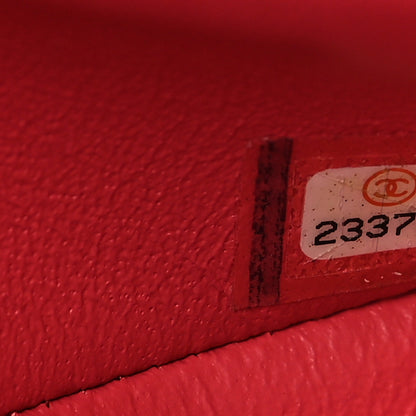 Chanel Caviar Quilted Medium Double Flap Red 7 of 10