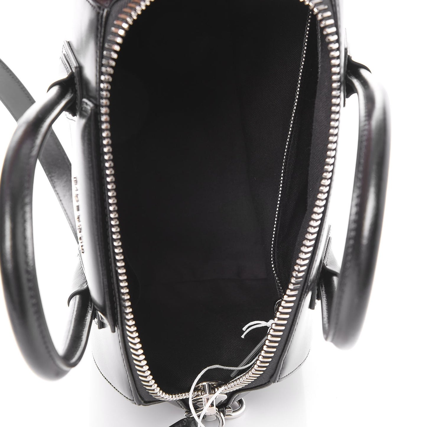 Shiny Lord Calfskin Small Antigona Black