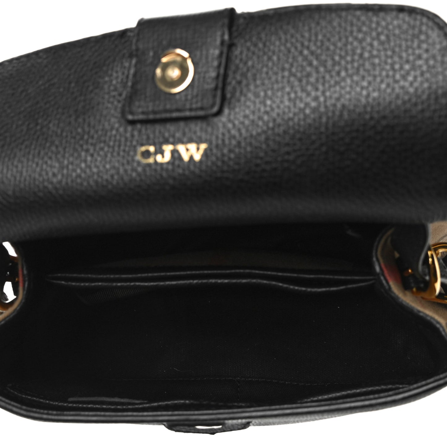 Derby Calfskin House Check Small Camberley Black