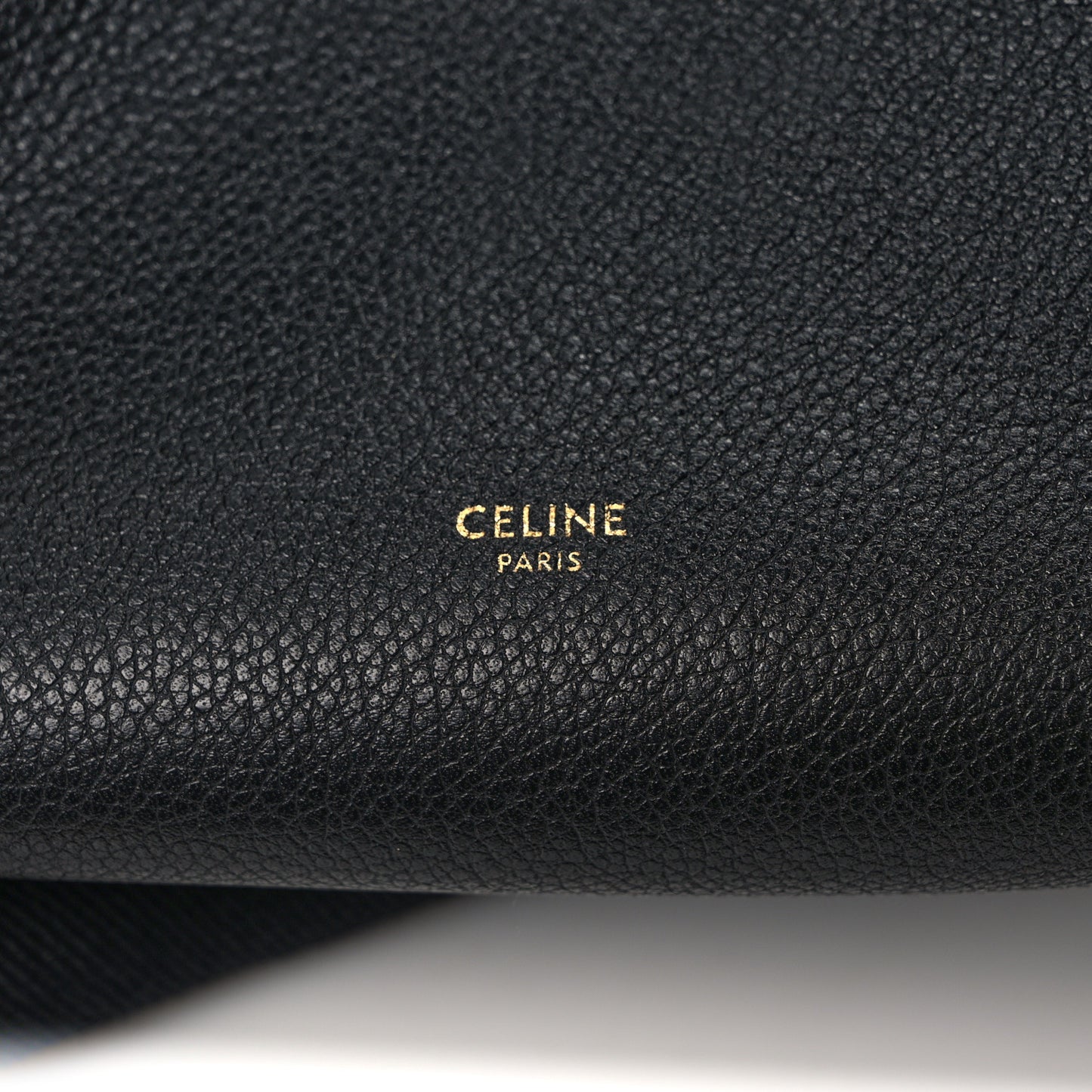 Soft Grained Calfskin Small Sangle Bucket Bag Black