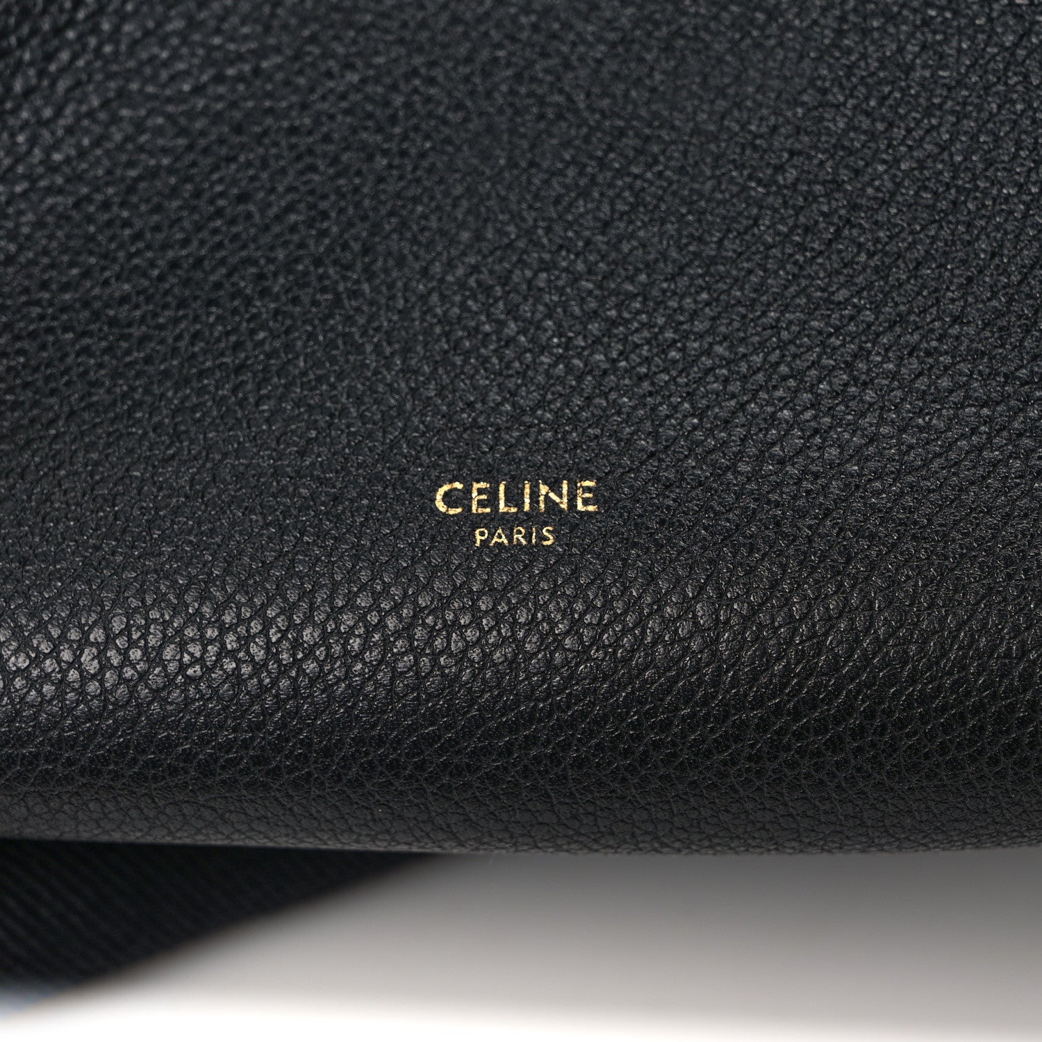Celine Soft Grained Calfskin Small Sangle Bucket Bag Black 6 of 14
