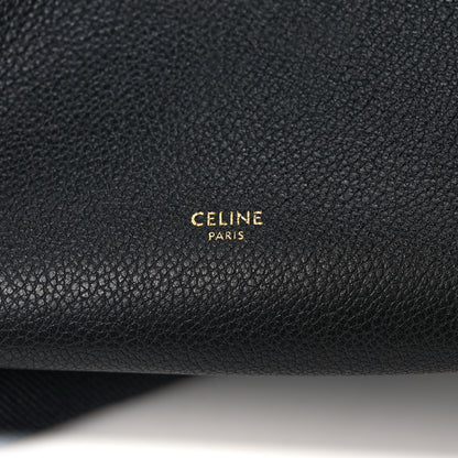 Celine Soft Grained Calfskin Small Sangle Bucket Bag Black 6 of 14