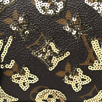 Louis Vuitton Monogram Sequins Eclipse Mini Pochette Gold 7 of 9