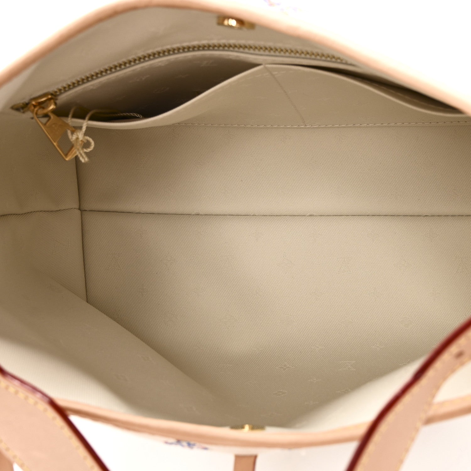 Louis Vuitton Monogram Jacquard CarryAll PM Multicolor Beige 6 of 12