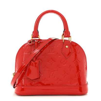 Louis Vuitton Vernis Alma BB Cherry 1 of 12