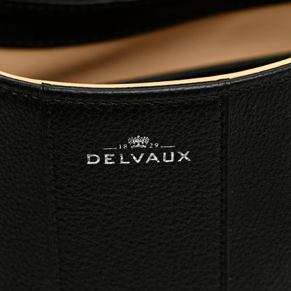 Delvaux Grained Calfskin MM Brillant Satchel Black 6 of 10