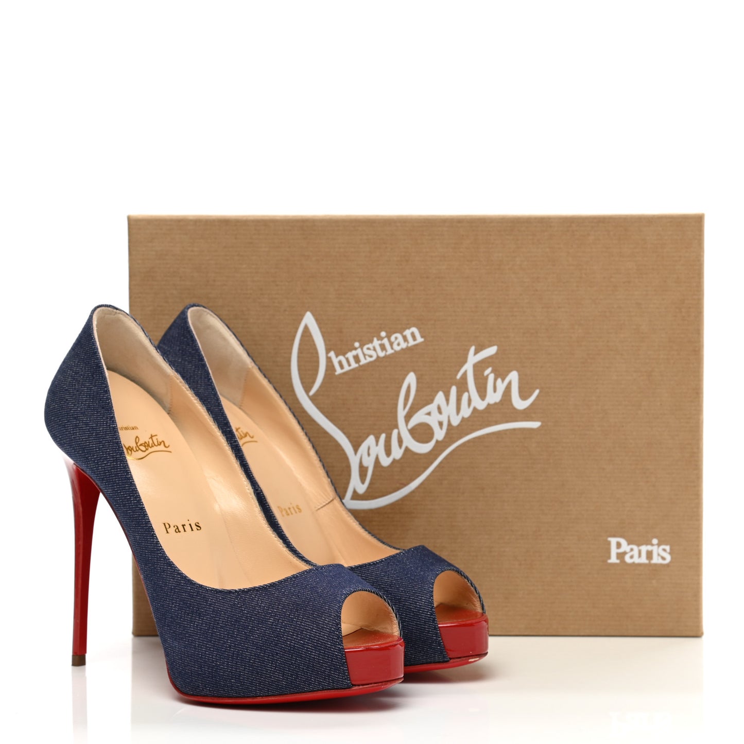 Denim Patent New Very Prive 120 Pumps 36 Blue