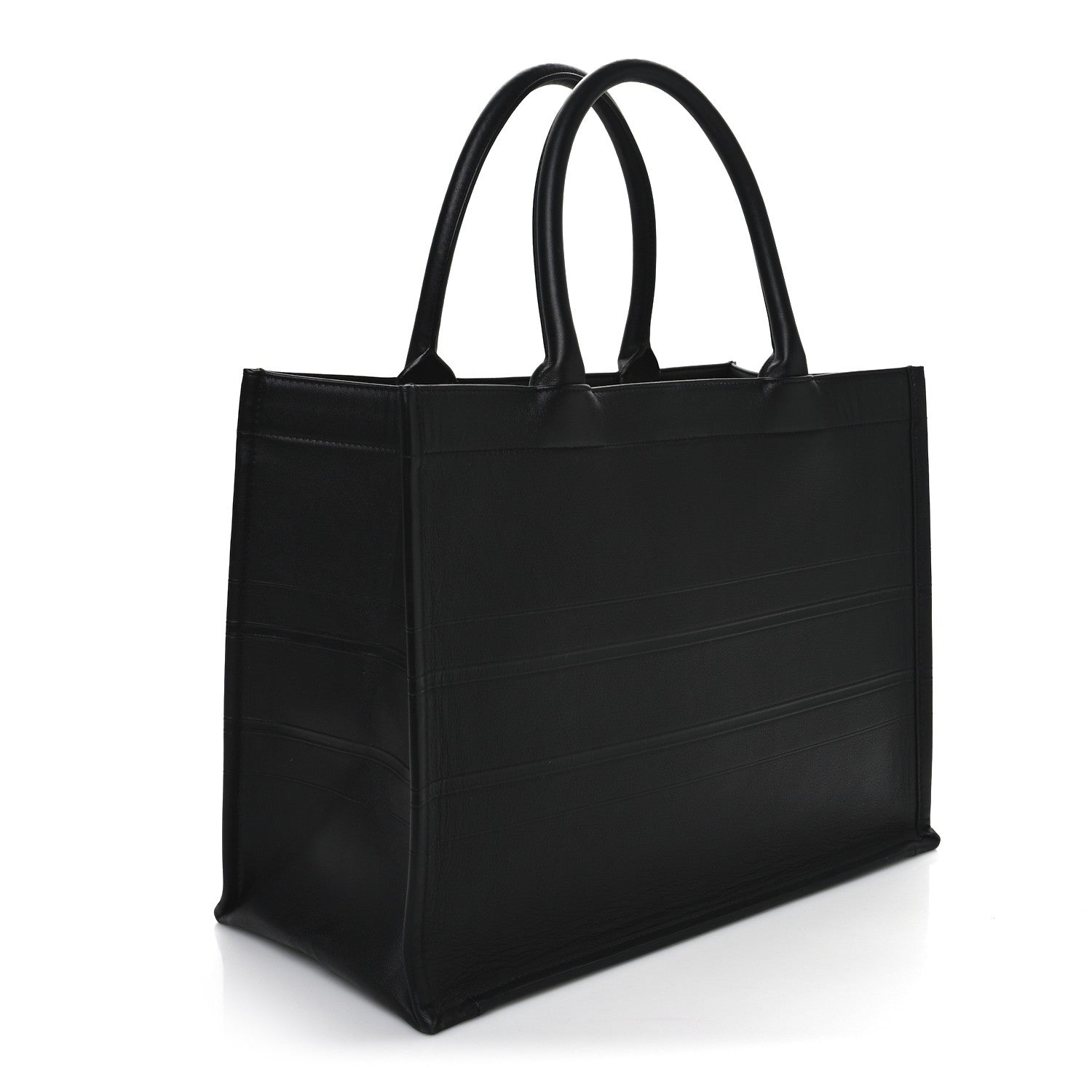 Christian Dior Calfskin Embossed Medium Book Tote Black 3 of 14