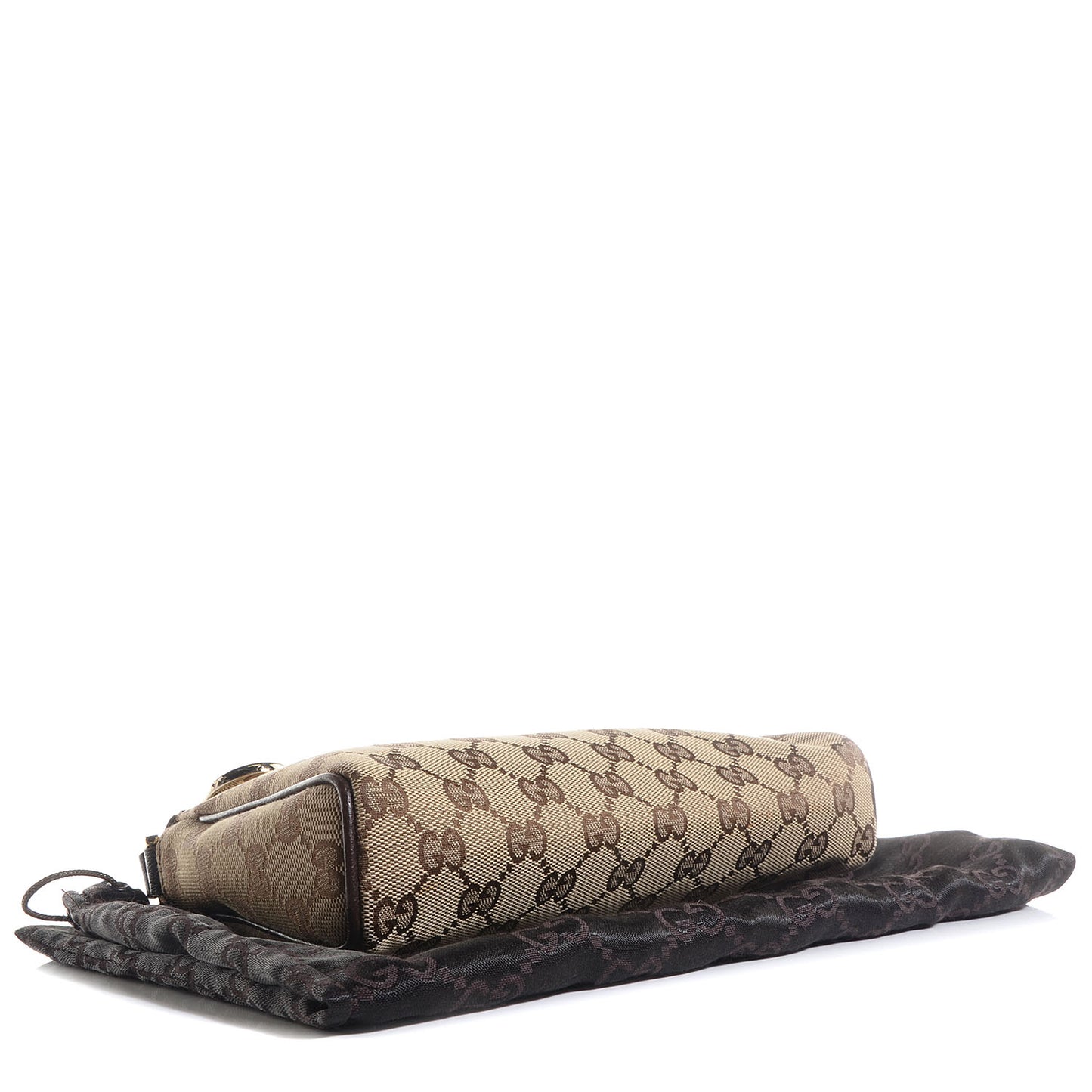 Monogram D Ring Cosmetic Case Brown