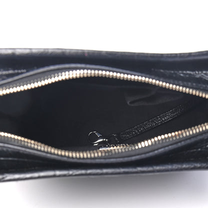 Chanel Calfskin Crocodile Embossed Small Gabrielle Cocodile Hobo Black 5 of 10