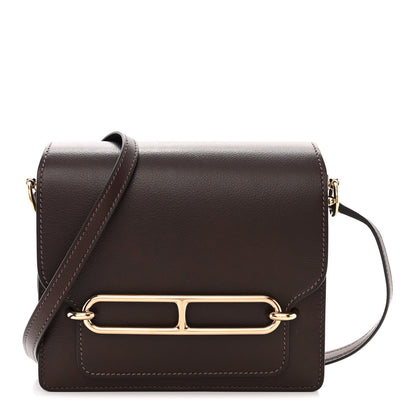Hermes Evercolor Mini Sac Roulis Chocolate 1 of 10