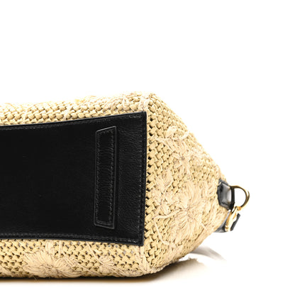 Givenchy Raffia Embroidered Mini Antigona Natural Black 10 of 10