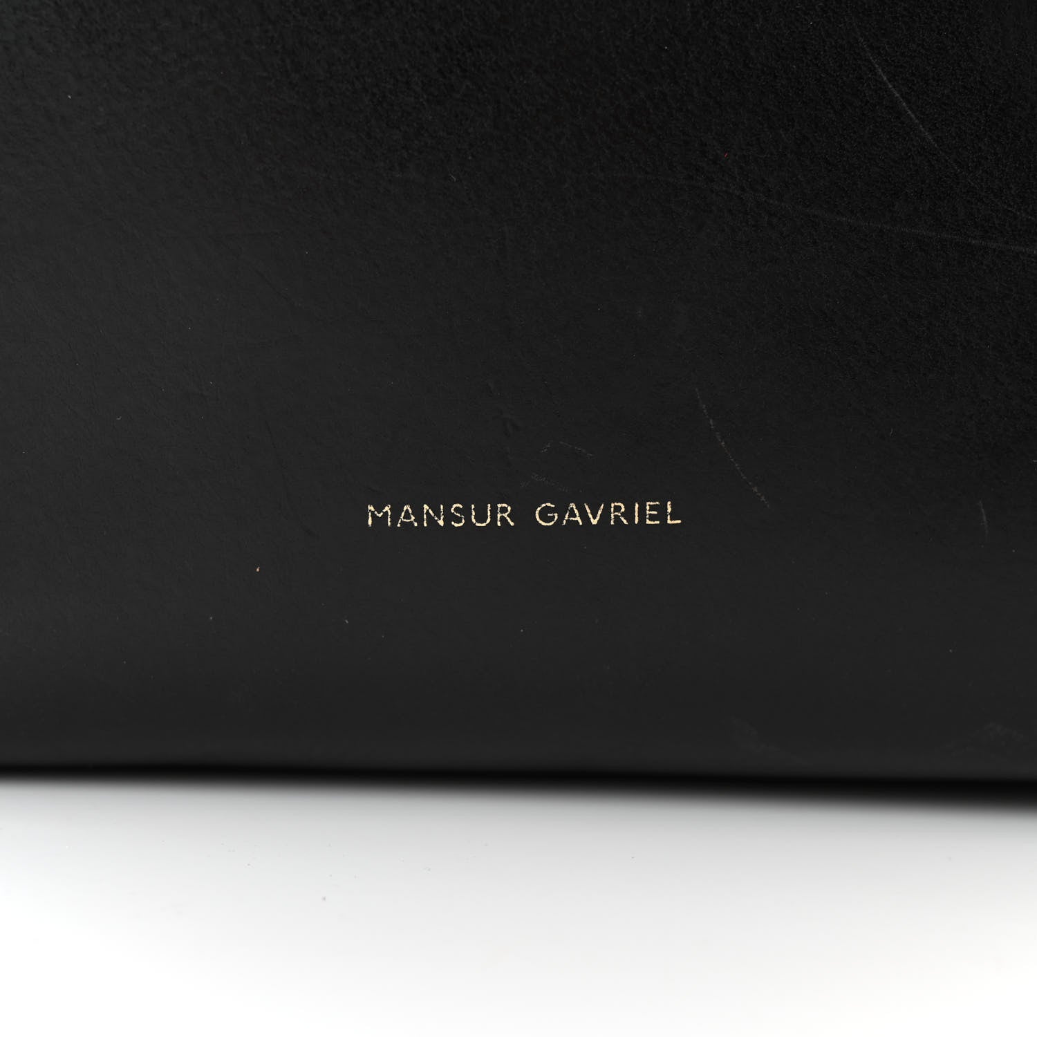 Mansur Gavriel Calfskin Mini Bucket Bag Black Flamma 6 of 14