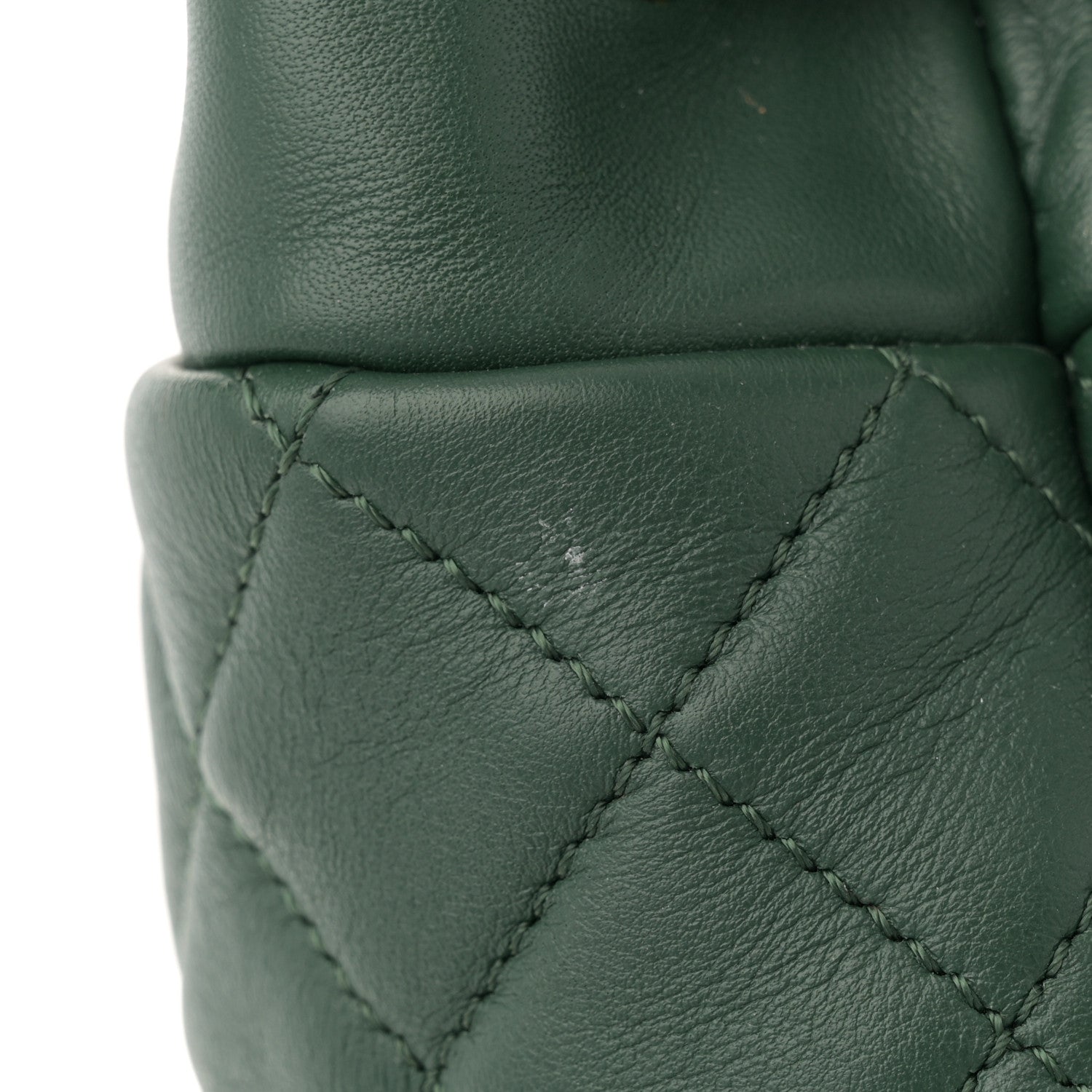 Chanel Calfskin Quilted Large Urban Spirit Backpack Dark Green 14 of 16