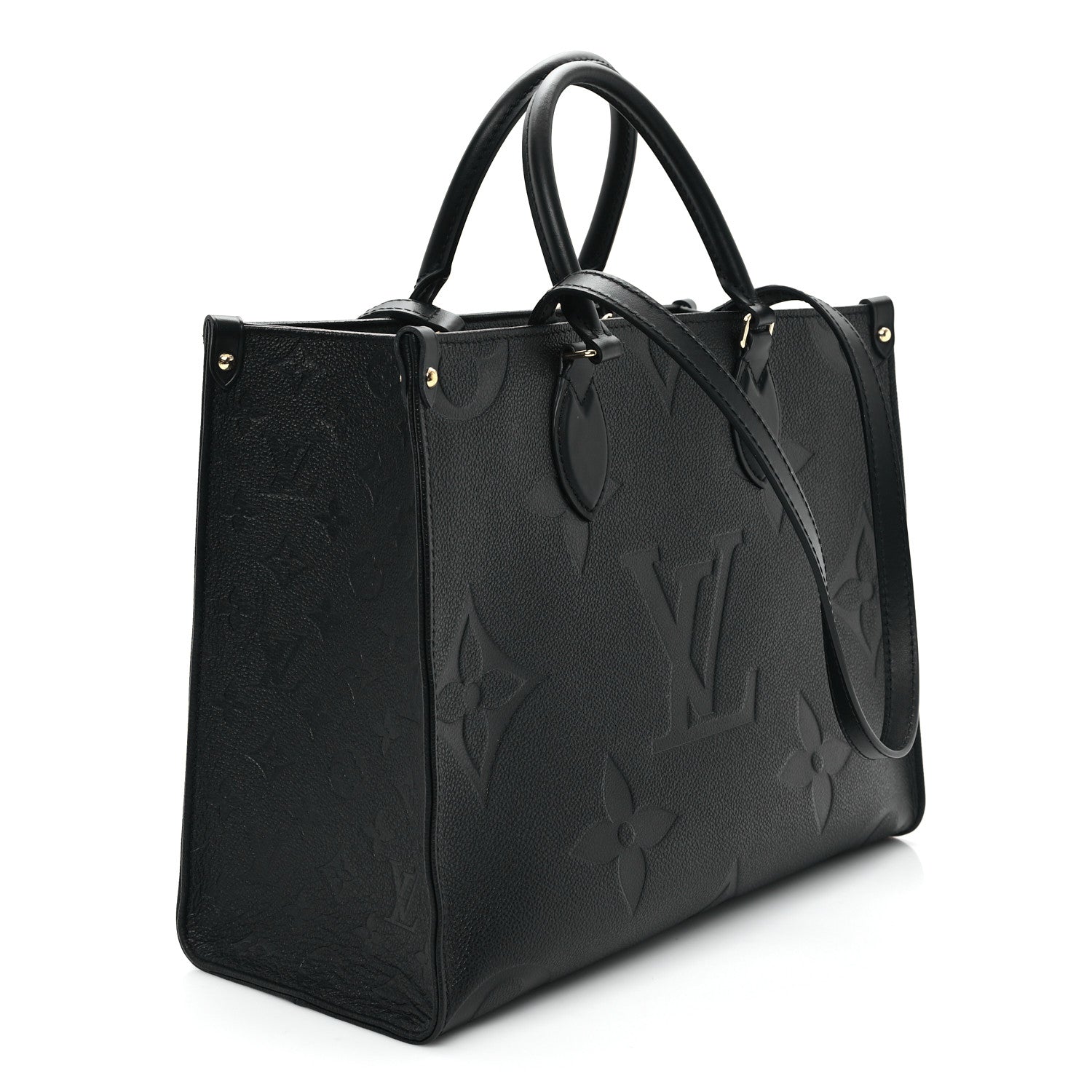 Louis Vuitton Empreinte Monogram Giant Onthego MM Black 3 of 9