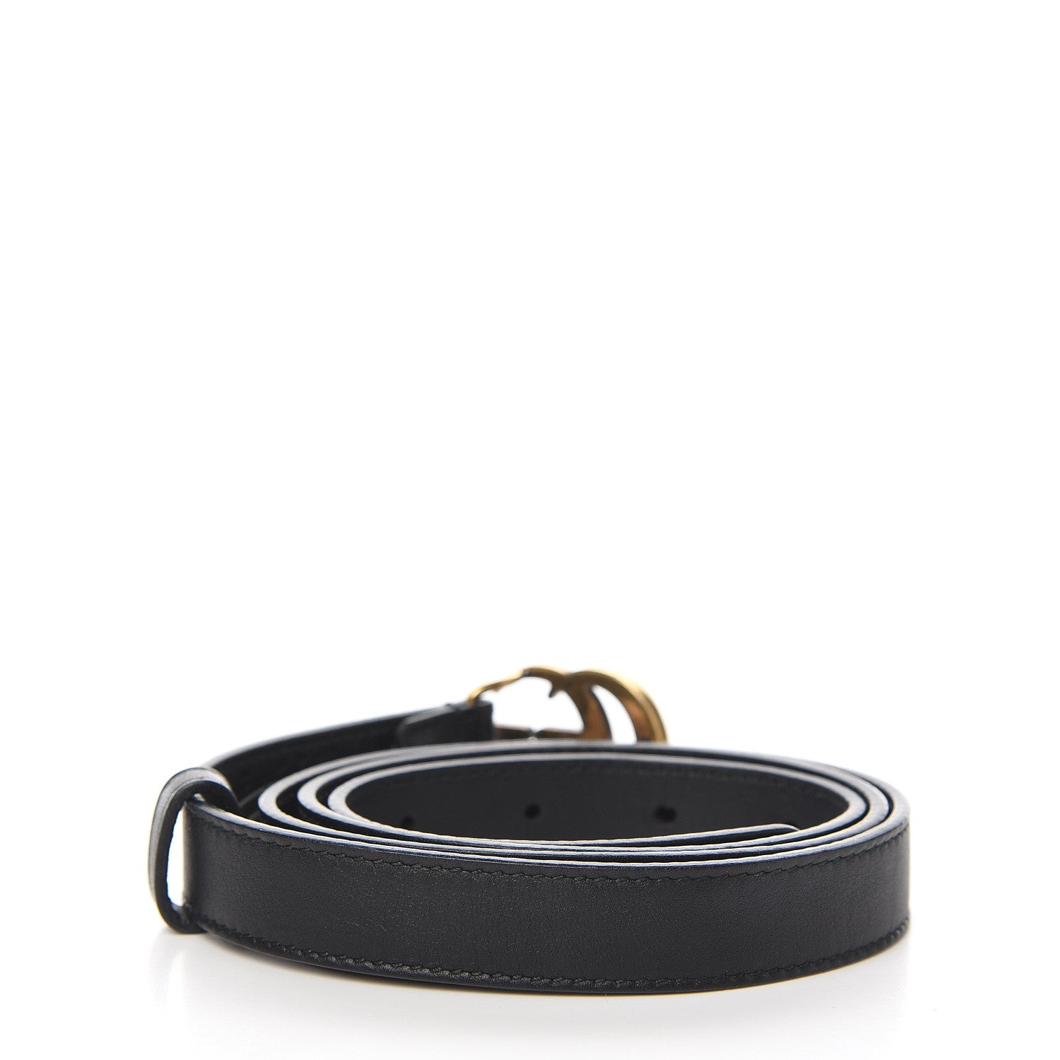 Gucci Calfskin Double G 20mm Belt 90 36 Black 2 of 5