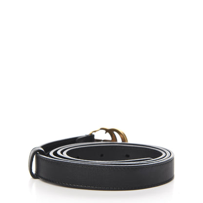 Gucci Calfskin Double G 20mm Belt 90 36 Black 2 of 5