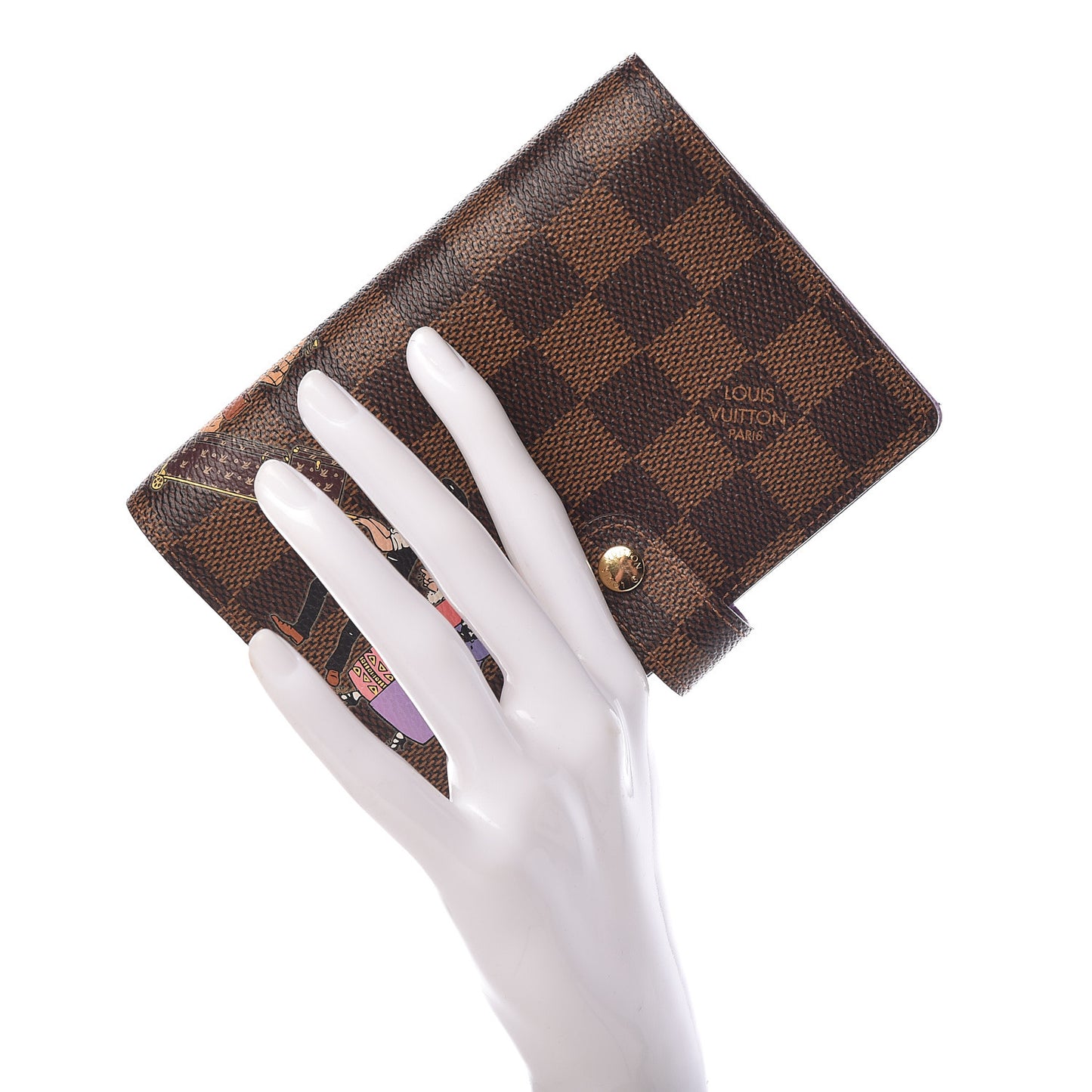 Damier Ebene Illustre Small Ring Agenda