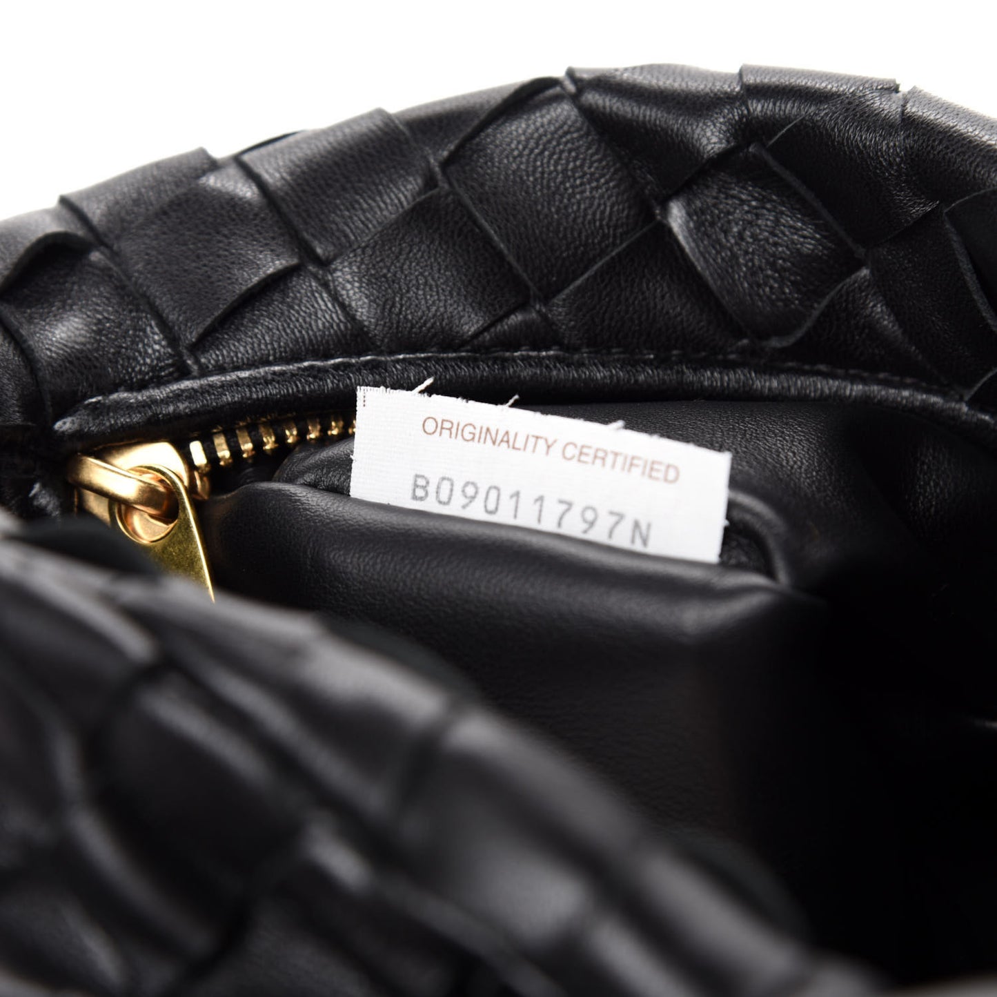 Nappa Intrecciato Mini Jodie Black