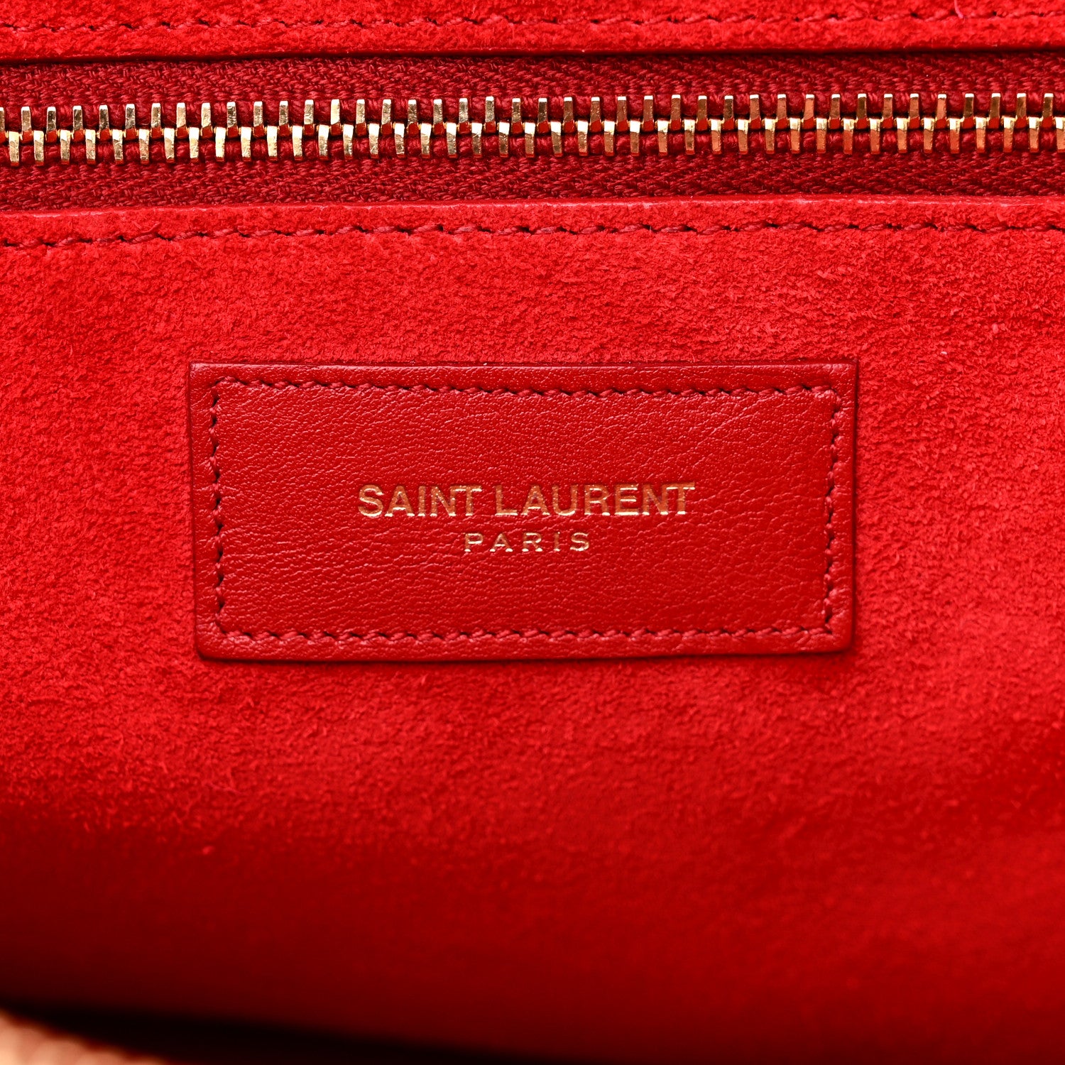 Saint Laurent Calfskin Large Sac de Jour Carryall Rouge Orient 7 of 19