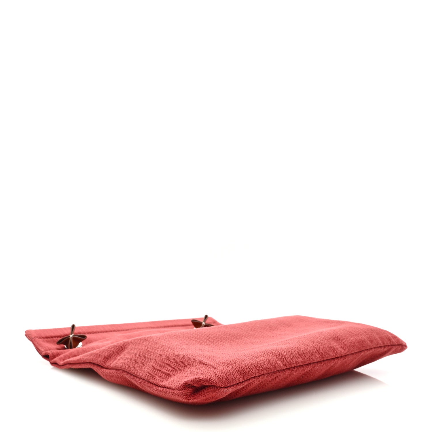 Hermes Canvas Swift Aline Grooming Bag Rouge H Gold 3 of 6