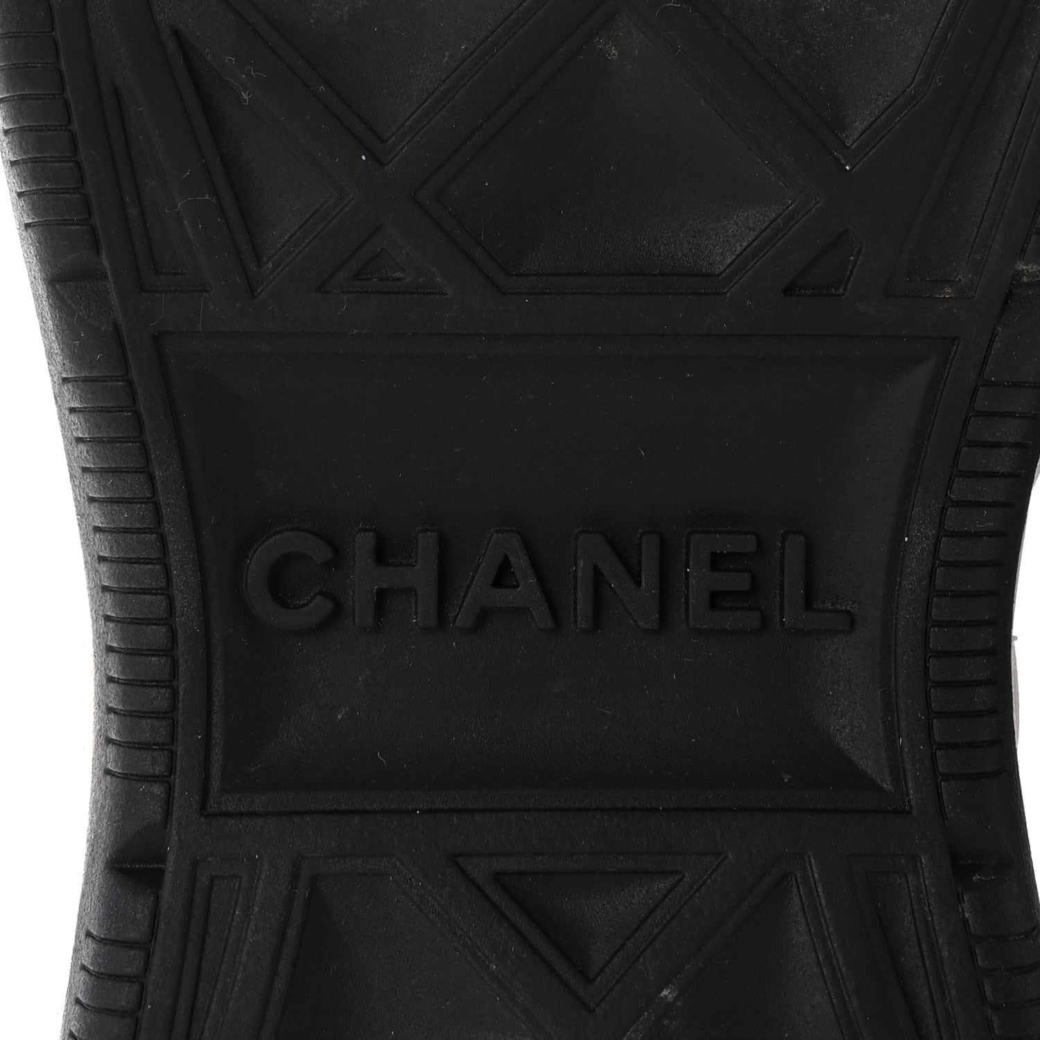 Chanel Velvet Calfskin Mixed Fibers CC Sneakers 39.5 Black 8 of 10