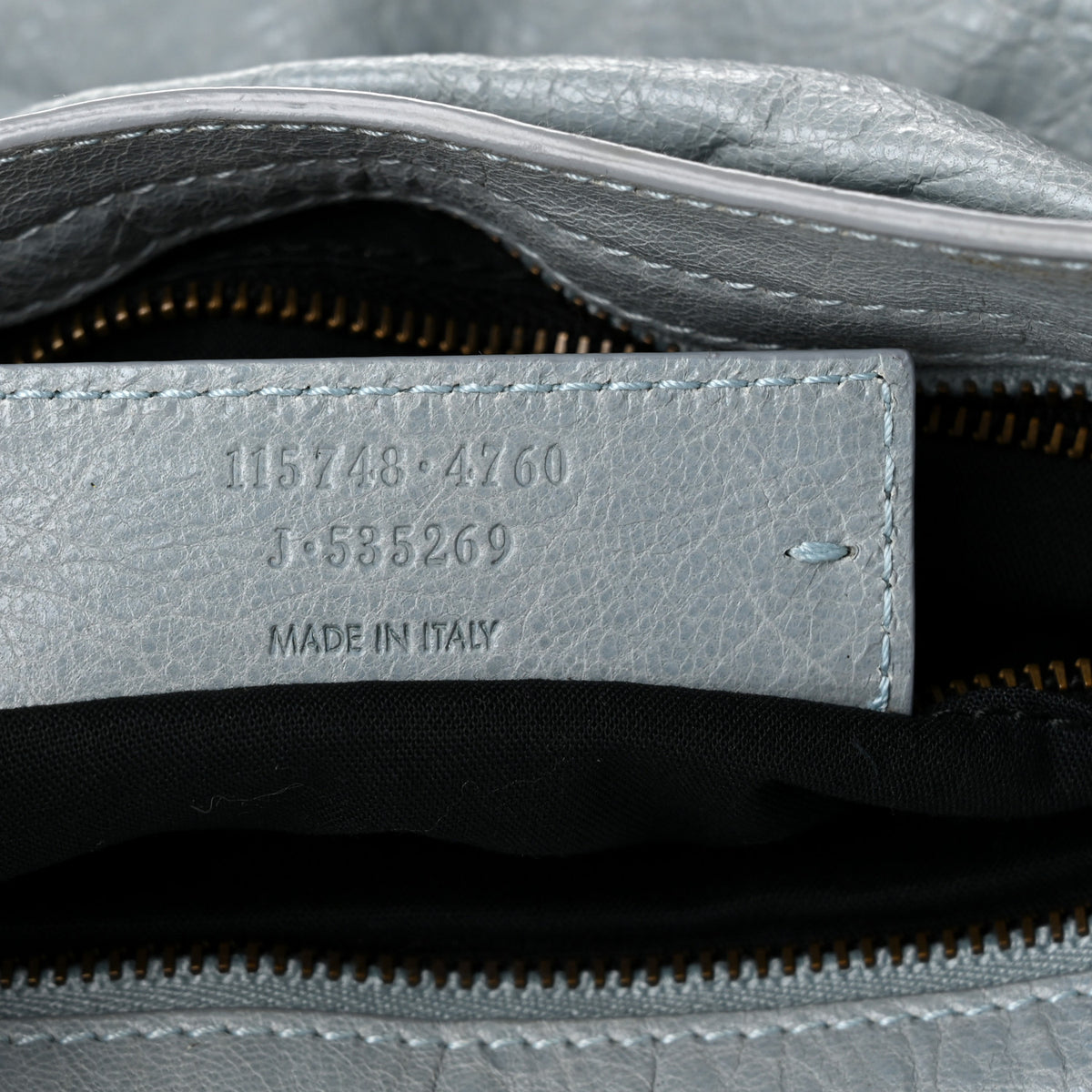 Balenciaga Agneau Classic Hardware City Bleu Acier Ciel 8 of 12