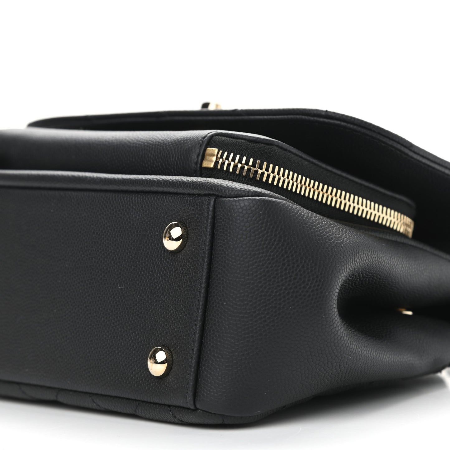 Caviar Quilted Small Business Affinity Flap Black