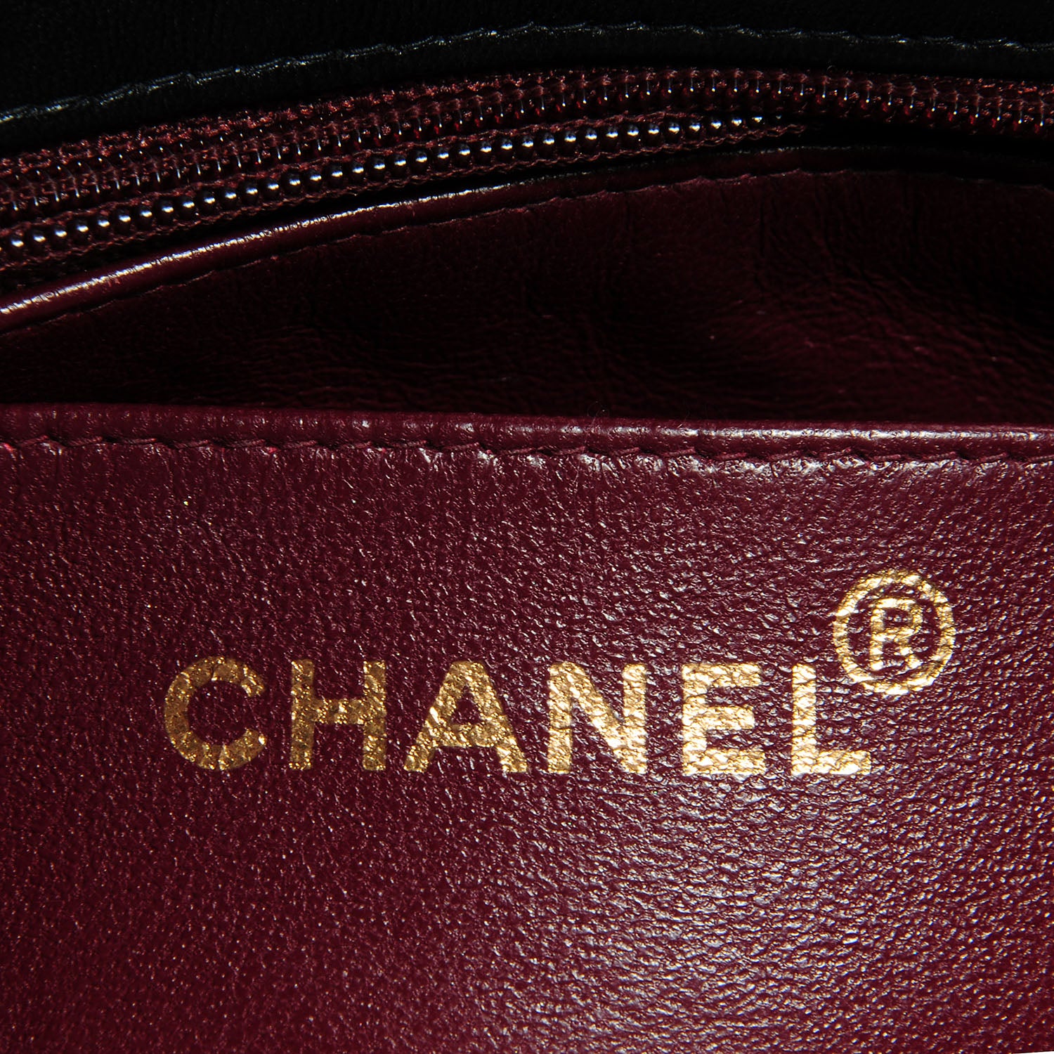Chanel Lambskin Quilted Mini Square Flap Black 7 of 9