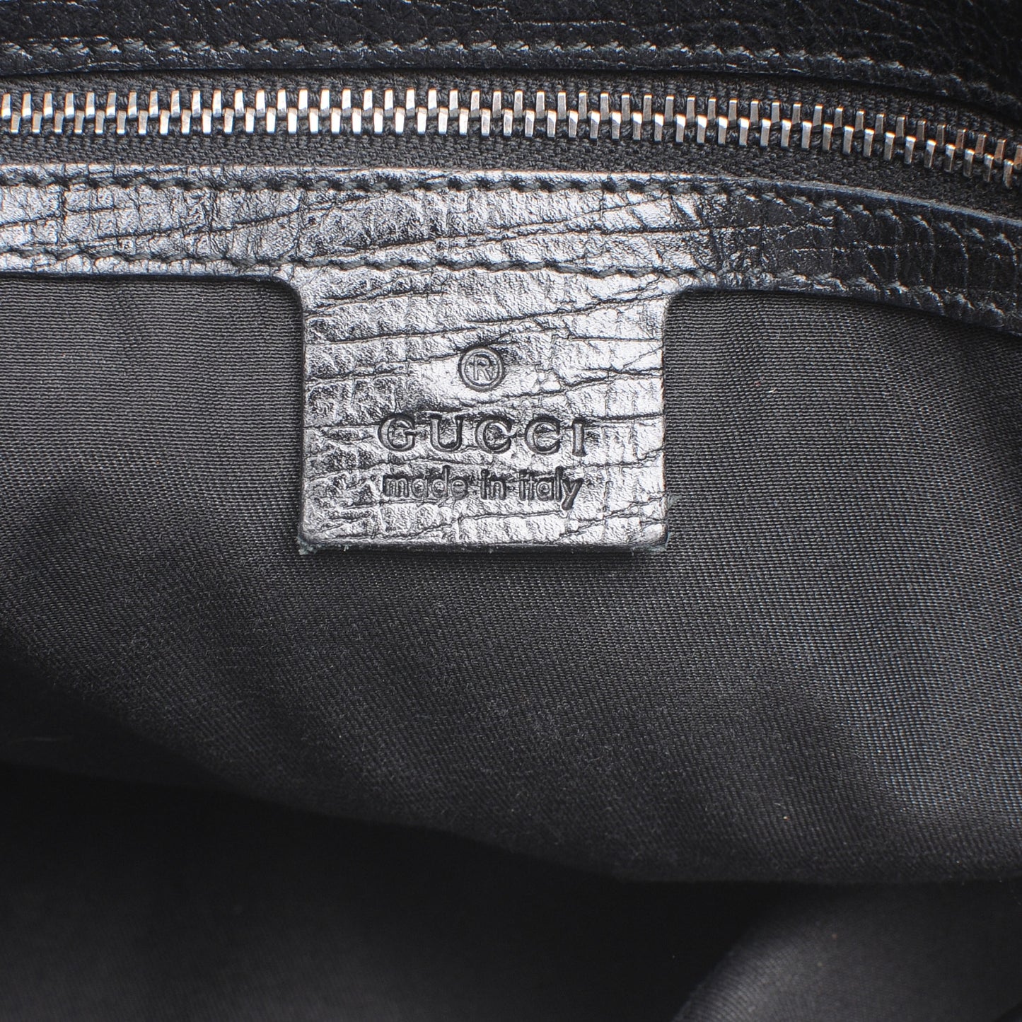 Monogram Large Horsebit Chain Hobo Black