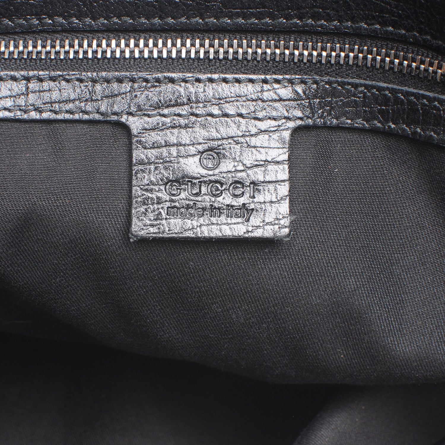 Gucci Monogram Large Horsebit Chain Hobo Black 6 of 7