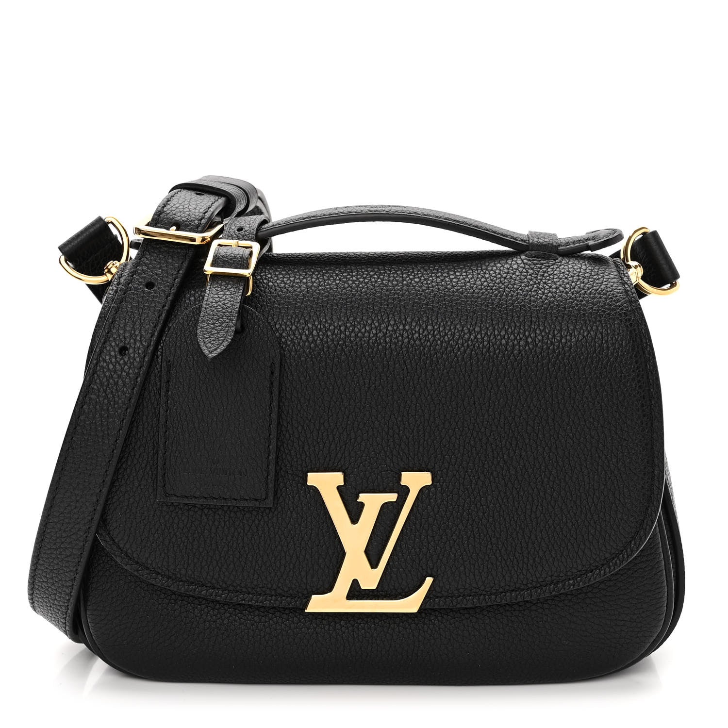 Louis Vuitton Grained Calfskin Vivienne NM Black 1 of 9