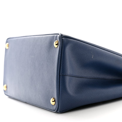 Prada Saffiano Large Galleria Double Zip Tote Bluette 11 of 13