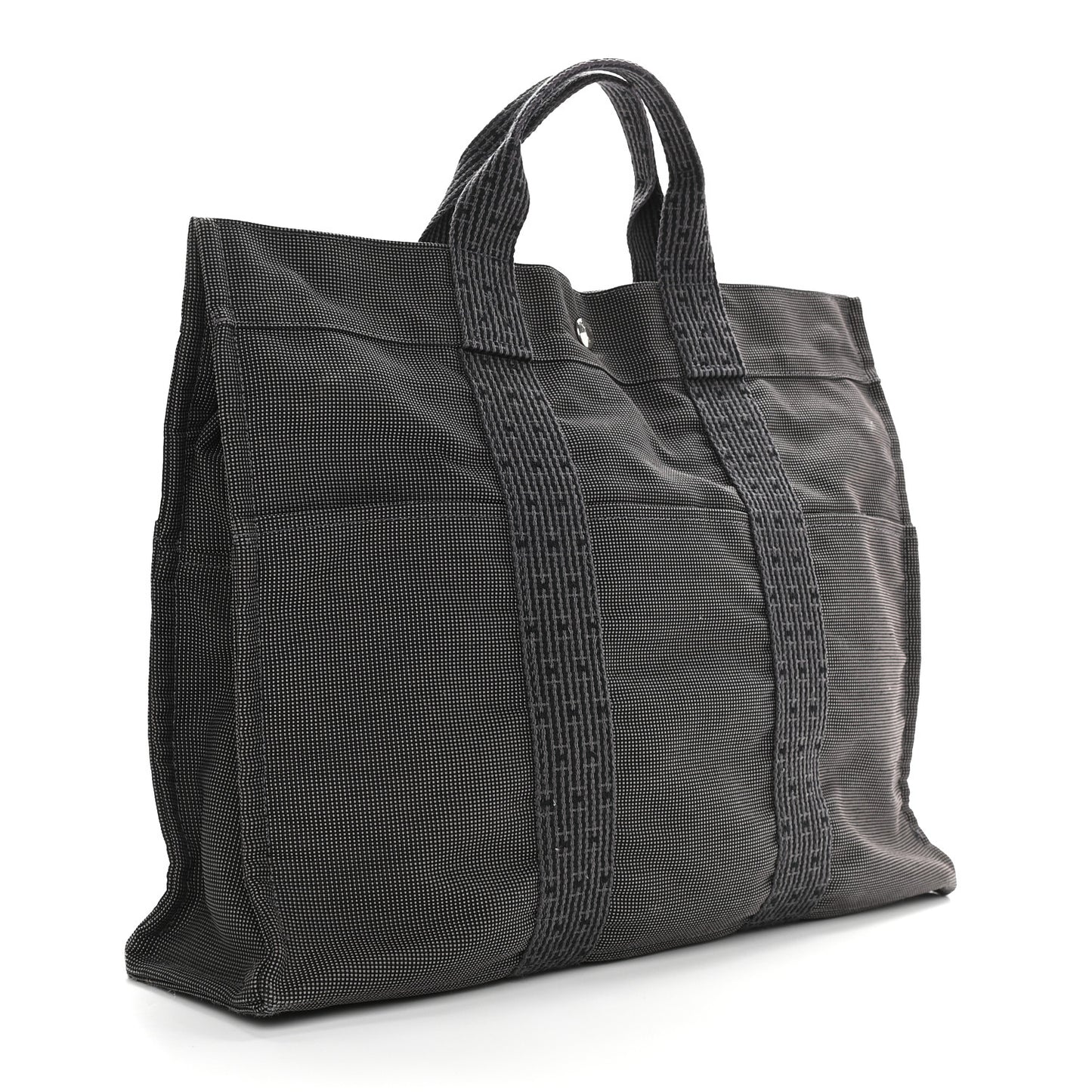 Canvas Herline MM Tote Grey