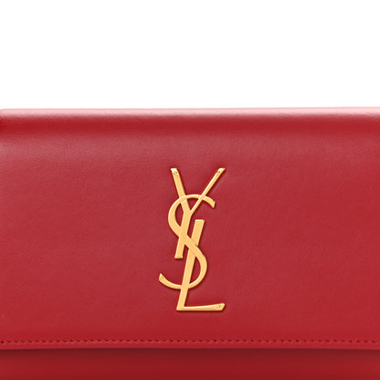 Saint Laurent Smooth Calfskin Monogram Kate Belt Bag Rouge Eros 7 of 10